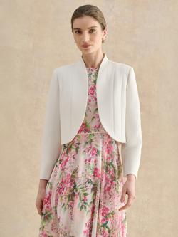 Hobbs Eliana Seam Detail Jacket, Cream, Cream