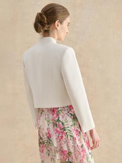 Hobbs Eliana Seam Detail Jacket, Cream - view 2, Cream