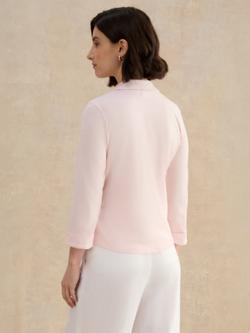 Hobbs Zariah Cotton Slub Shirt, Pink - view 2, Pink