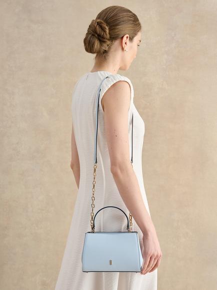 Hobbs Ophelia Leather Handbag - view 2, Blue