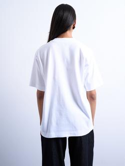 Topshop Premium Cotton Crew Neck T-Shirt, White - view 2, White