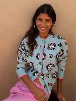 Never Fully Dressed Sun Hollie Cardigan, Multi, Multi