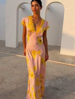 Never Fully Dressed Fawn Poppy Olivia Dress, Multi, Multi