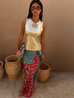 Never Fully Dressed Dorris Morocco Skirt, Multi, Multi