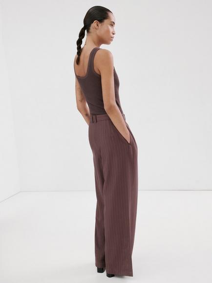 Mango Tailored Sleeveless Jumpsuit, Taupe - view 2, Taupe