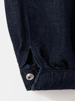 Mango Mid Rise Balloon Gathered Ankle Jeans, Mid Blue - view 2, Mid Blue