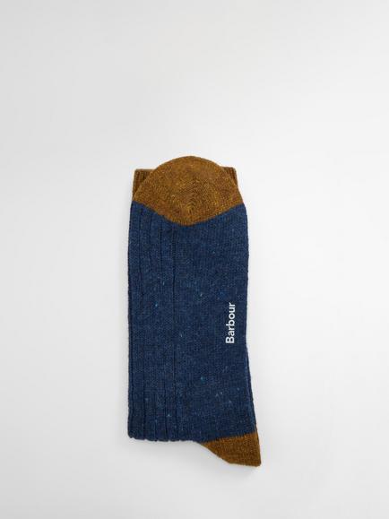 Barbour Wool Blend Houghton Ribbed Socks, Bronze - view 2, Bronze