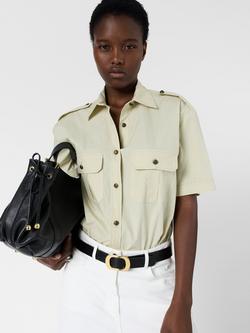 Gerard Darel Celiane Utility Shirt, Green, Green