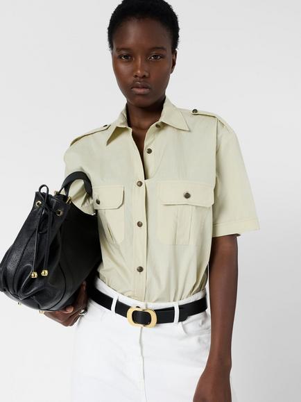 Gerard Darel Celiane Utility Shirt, Green, Green