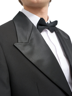 Topman Slim Fit Single Breasted Tuxedo Jacket, Black - view 2, Black