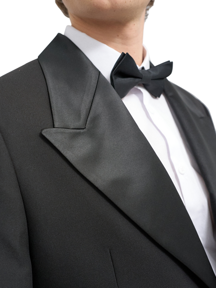 Topman Slim Fit Single Breasted Tuxedo Jacket, Black - view 2, Black