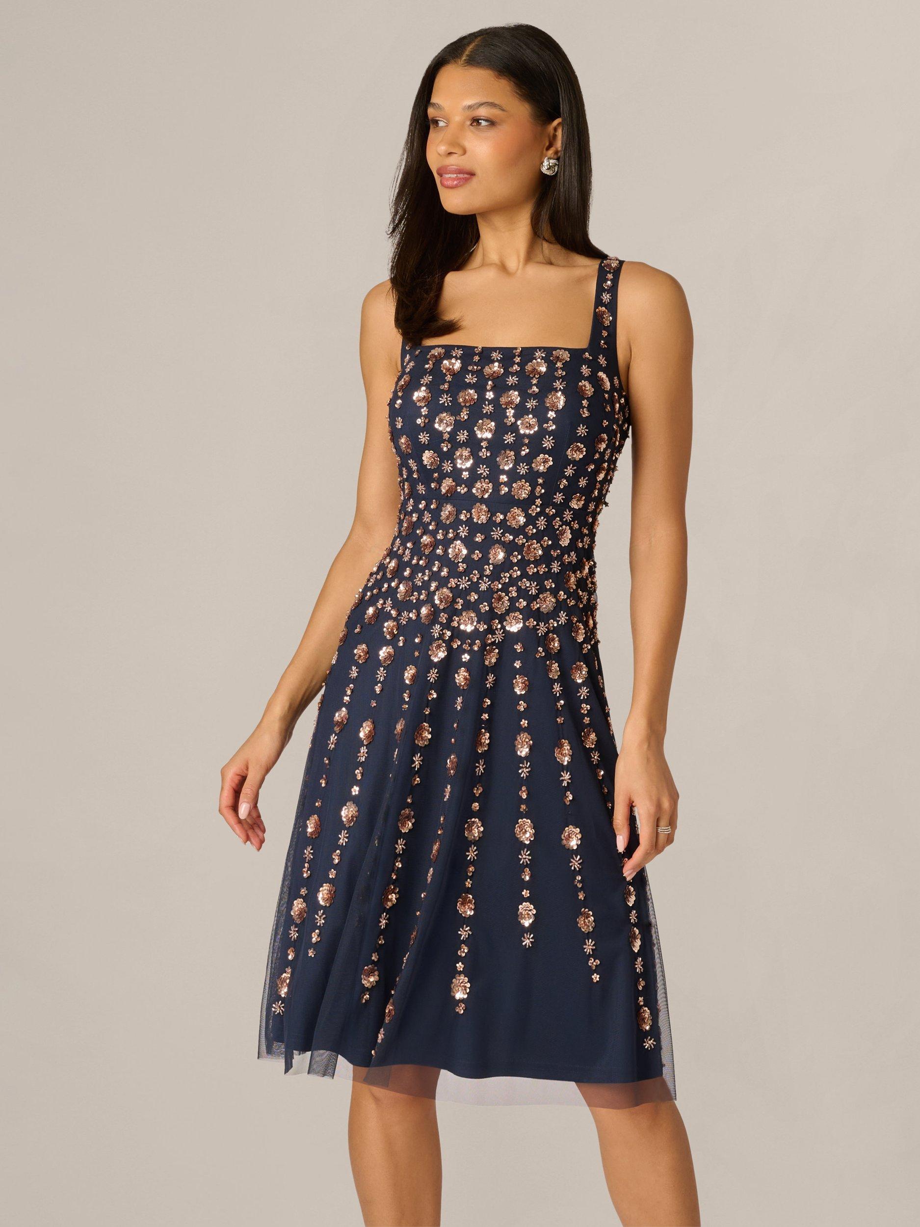 gold black tie dress Leely Women Sparkly and Beaded Long Formal Strapless nightwear Color:Floral White Rose Red Walden Institute Michigan at