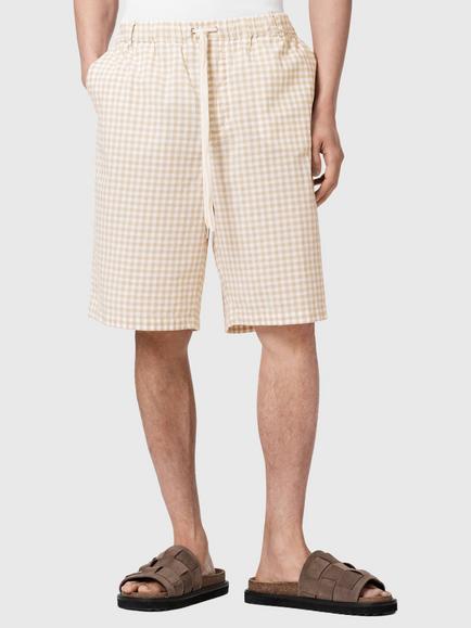 AllSaints Rockland Chino Shorts, Yellow Mid, Yellow Mid