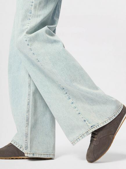 Whistles Suede Unlined Trainers, Grey - view 2, Grey