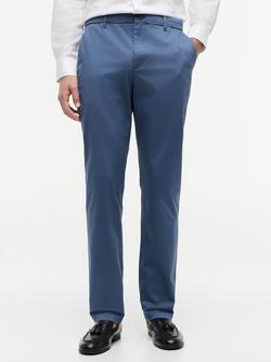 Tommy Hilfiger Straight Cotton Blend Chinos, Indigo, Indigo
