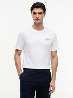 Tommy Hilfiger Ana Graphic Print Crew Neck Cotton T-Shirt, White, White