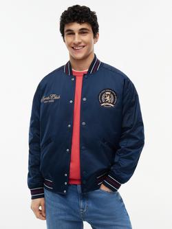Tommy Hilfiger Water Repellent Bomber Jacket, Navy, Navy
