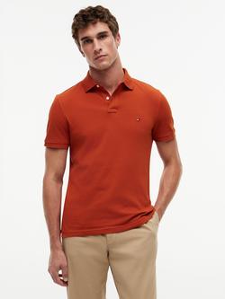 Tommy Hilfiger Regular Polo Shirt, Dark Orange, Dark Orange