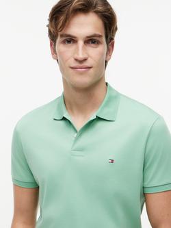 Tommy Hilfiger Cotton Polo Shirt, Light Green - view 2, Light Green