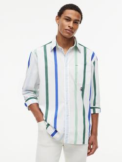 Tommy Hilfiger Best Level Stripe Cotton Shirt, White, White
