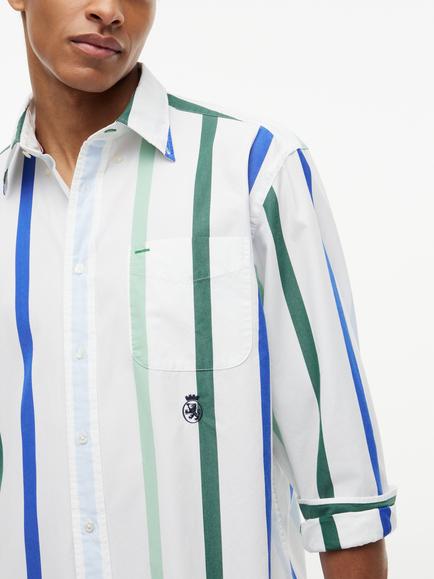 Tommy Hilfiger Best Level Stripe Cotton Shirt, White - view 2, White