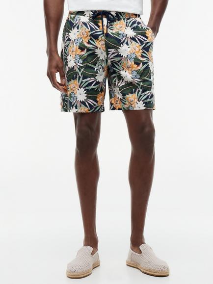 Tommy Hilfiger Floral Print Drawstring Shorts, Multi, 