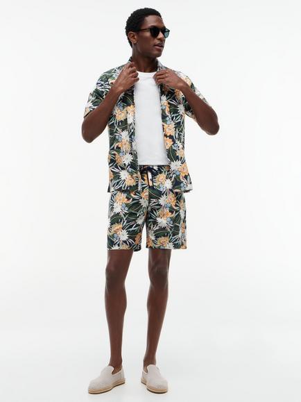 Tommy Hilfiger Floral Print Drawstring Shorts, Multi - view 2, 