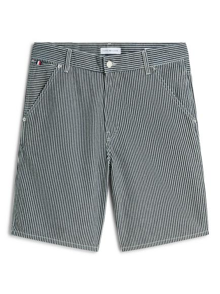 Tommy Hilfiger Stripe Denim Shorts, Multi, Multi