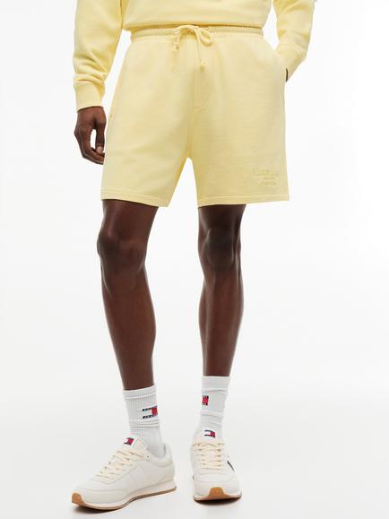Tommy Hilfiger Drawstring Cotton Shorts, Light Yellow, Light Yellow
