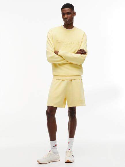 Tommy Hilfiger Drawstring Cotton Shorts, Light Yellow - view 2, Light Yellow