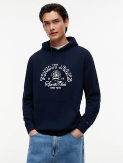 Tommy Hilfiger Sports Club Cotton Hoodie, Navy, Navy