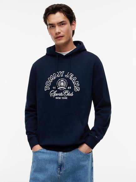 Tommy Hilfiger Sports Club Cotton Hoodie, Navy, Navy