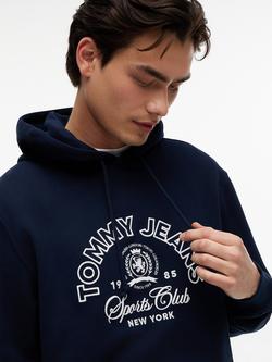 Tommy Hilfiger Sports Club Cotton Hoodie, Navy - view 2, Navy
