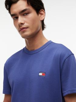 Tommy Hilfiger Crew Neck Cotton T-Shirt - view 2, Blue