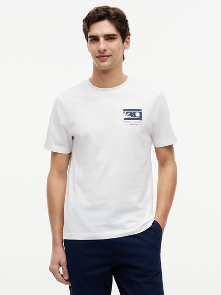 Tommy Hilfiger Crew Neck Cotton T-Shirt, White, White