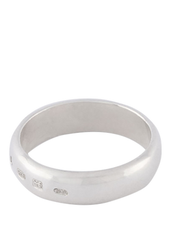 Serge DeNimes Silver Traditional Hallmark Ring - view 2, Silver