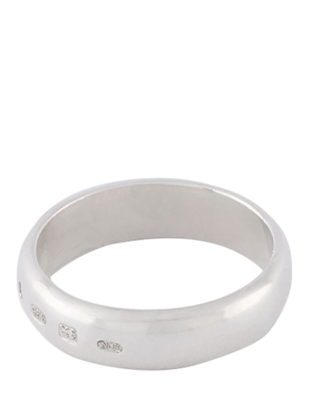 Serge DeNimes Silver Traditional Hallmark Ring - view 2, Silver
