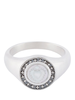 Serge DeNimes Sterling Silver Ambrose Ring, Silver
