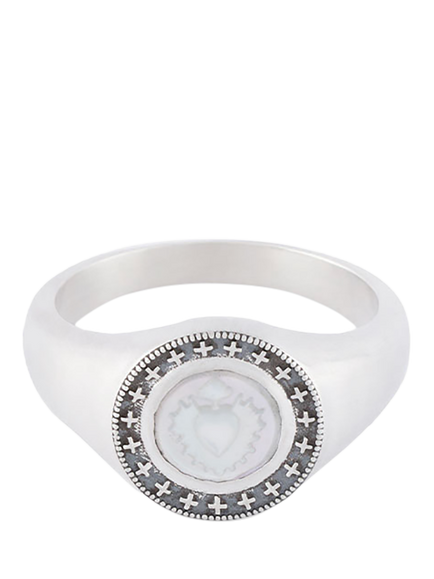 Serge DeNimes Sterling Silver Ambrose Ring, Silver