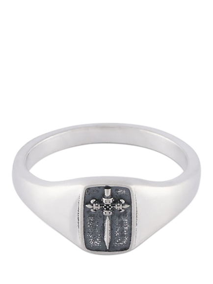 Serge DeNimes Sterling Silver Estoc Ring, Silver