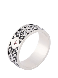 Serge DeNimes Sterling Silver Kabuto Ring - view 2, Silver