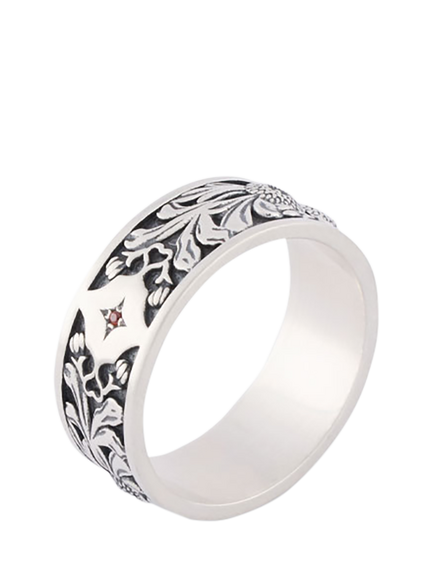 Serge DeNimes Sterling Silver Kabuto Ring - view 2, Silver