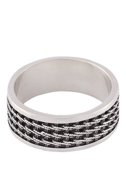 Serge DeNimes Sterling Silver Kusari Ring, Silver