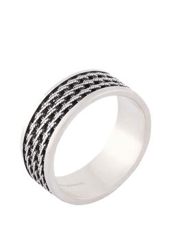 Serge DeNimes Sterling Silver Kusari Ring - view 2, Silver