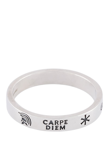 Serge DeNimes Sterling Silver Patriot Ring, Silver