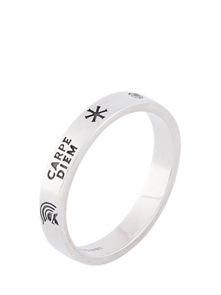 Serge DeNimes Sterling Silver Patriot Ring - view 2, Silver