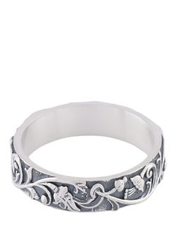 Serge DeNimes Sterling Silver Pergola Ring, Silver
