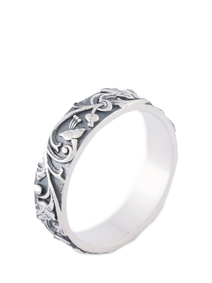 Serge DeNimes Sterling Silver Pergola Ring - view 2, Silver