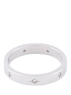 Serge DeNimes Sterling Silver Seven Ring, Silver