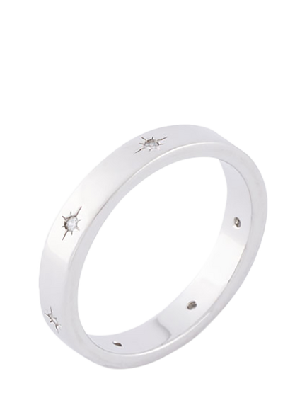 Serge DeNimes Sterling Silver Seven Ring - view 2, Silver